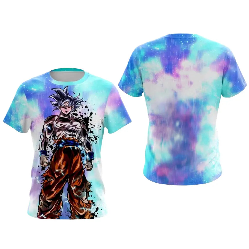 Dragon Ball Z herr-T-shirt Vegeta Streetwear Trend Y2K Harajuku sommar Vegeta T-shirt Anime Saiyan kortärmad Goku-tröja