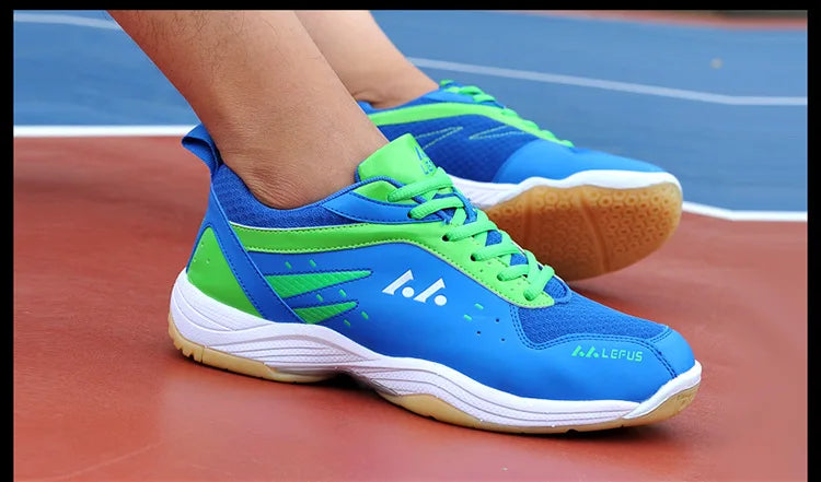 Sapatos de badminton para competição profissional, para homem e mulher, sapatos desportivos unissexo, sapatos de ténis, leves, ténis de mesa