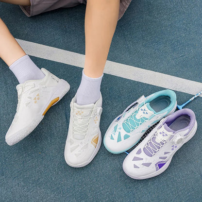 Badminton-Schuhe für Herren, Trainings- und Sportschuhe für drinnen und draußen, rutschfest, strapazierfähig, aus Mesh, atmungsaktiv, Tischtennis-Schuhe