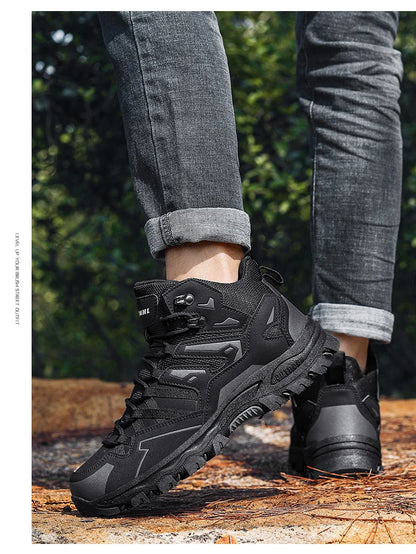 Zapatillas de senderismo unisex, zapatillas deportivas para actividades al aire libre, botas de acampada, zapatillas impermeables de mujer para caminar, zapatillas de senderismo antideslizantes
