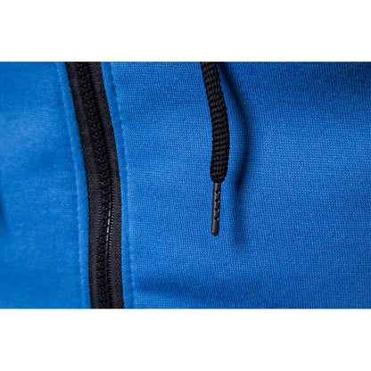 Men's Zip Up Hoodie Pocket Polka Pot Print Hooded Sweatshirt Sport Outdoor Casual Slim Fit Men Spring AutumnZipper Hoodie