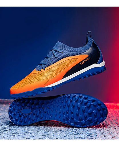 New Men Football Boots Outdoor Cleats Breathable Adult Non Slip Soccer Shoes Sport Long Spikes Training Boys Match Comfortable