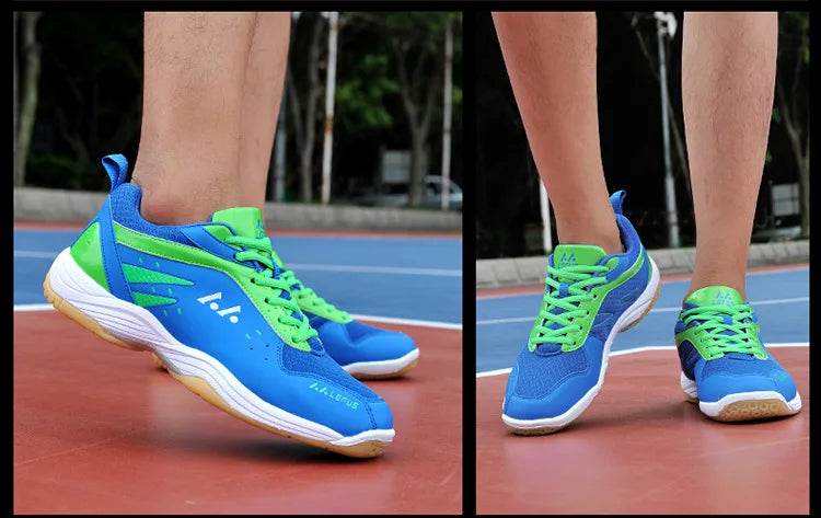 Sapatos de badminton para competição profissional, para homem e mulher, sapatos desportivos unissexo, sapatos de ténis, leves, ténis de mesa