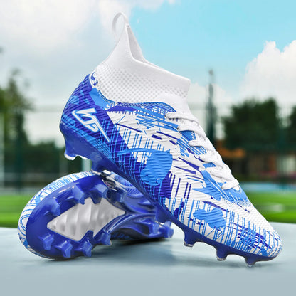 Chaussures de Football pour hommes TF/FG Sneaker garçon confortable société Original résistant chaussures de Football de qualité supérieure bottes de Football à longues pointes