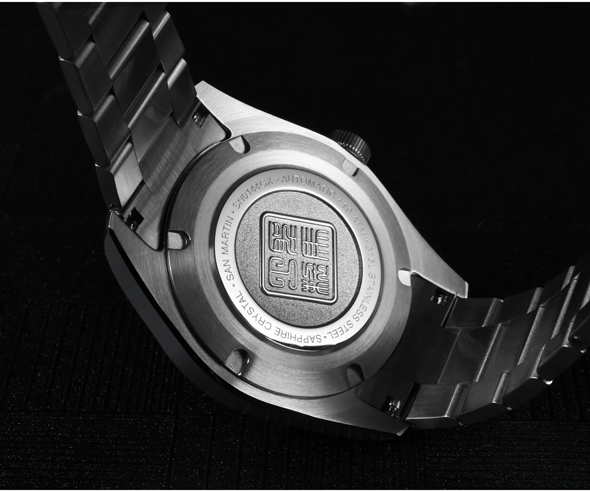 San Martin 36/39/42mm SN0144 JianZhan Dial Gada Watch Miyota 9015 Original Design Men Luxury Dress Automatic Mechanical Watches