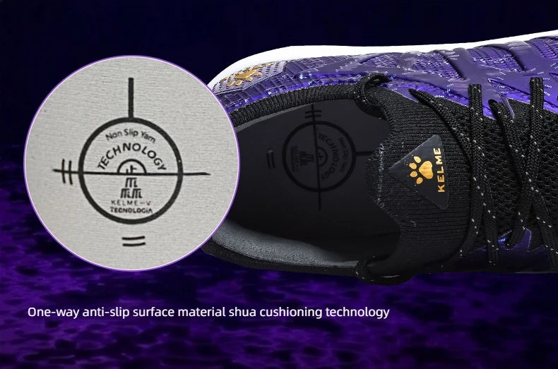KELME nogometne kopačke za odrasle muške Disease Electric 3.0 s kratkim MG čepovima, profesionalne tenisice za utakmice i trening, prozračne