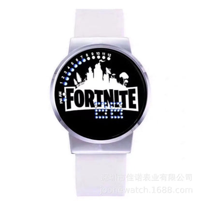 Orologio Fortnite Cute Fashion Cartoon personalizzato Kawaii Touch con luce notturna LED, orologio elettronico per studenti, regalo per amici
