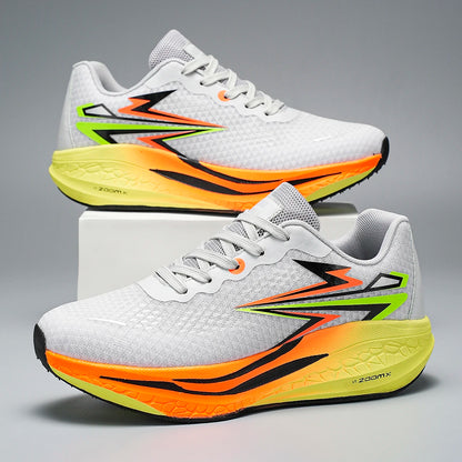 Mens Running Shoes 2025 New Breathe Mesh Cushioned Sneakers Fashion Outdoor Sports Casual Tennis Shoes for Men