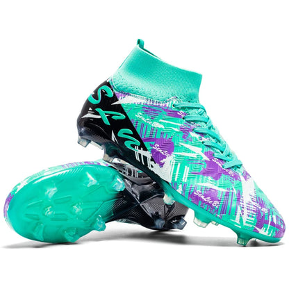 Brand Fashion Football Sneakers for Men Women Professional Field Boot Big Size 46 Long Spikes Soccer Cleats Men botas de futbol