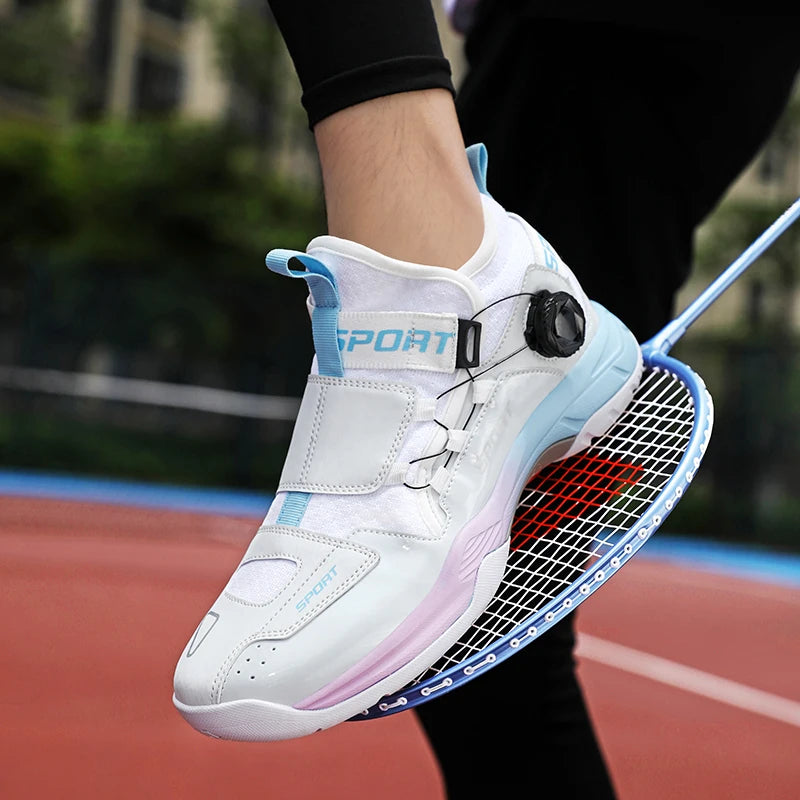 Vyriški badmintono batai neslystančiu padu ir amortizacija – aukštos kokybės teniso batai lauko sportui, profesionalūs sportbačiai vyrams ir moterims