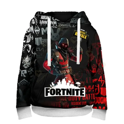 Sweatshirts e hoodies Fortnite Peely com estampado de novo design, para homem, mulher e criança, manga comprida, moda casual, streetwear com capuz, pulóveres