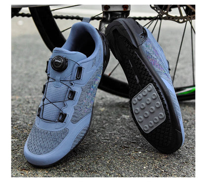 Mtb Cycling Shoes Men Women T03 Purple Breathable Speed Self-Locking Road Cycling Sports Shoes Outdoor Racing Training Sneakers