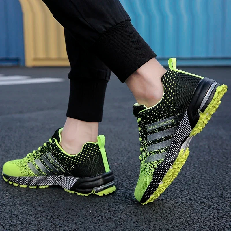 Men's and Women's Flats Fashion Casual Sneakers Couple Walking Shoes Plus Size 36-48 Breathable Fitness Running Shoes Men Shoes