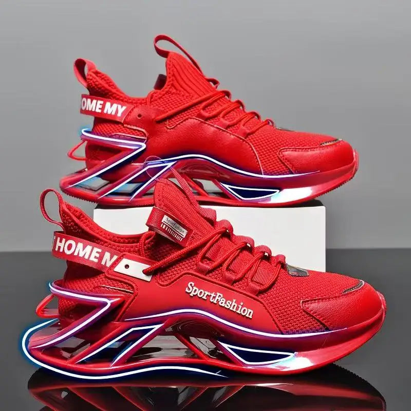 Printemps hommes baskets chaussures décontractées respirantes de haute qualité antidérapant amortissement chaussures de sport en plein air confortable maille chaussures Zapatillas