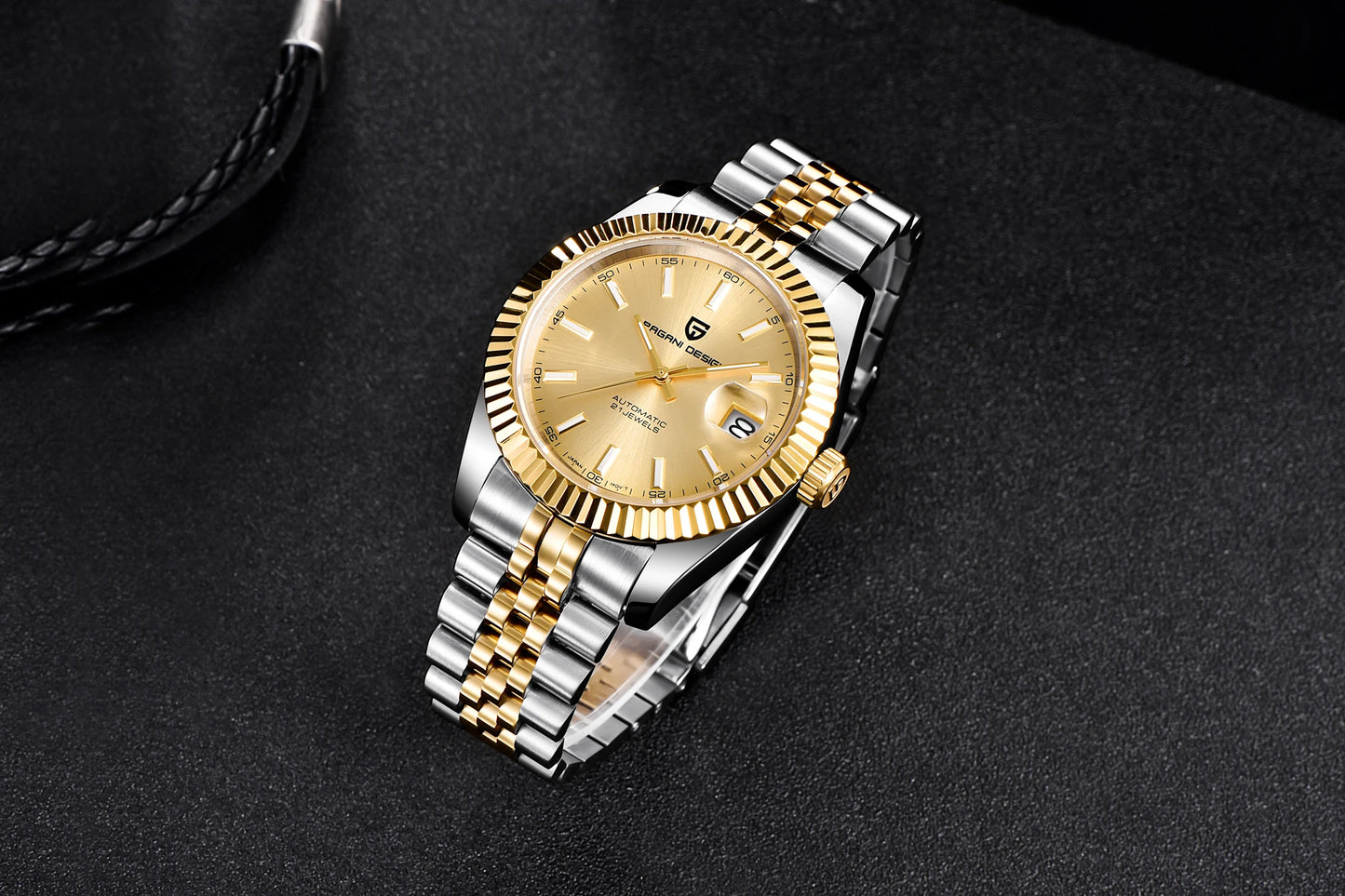 Orologi PAGANI DESIGN 2026 nuovi, meccanici di lusso oro e argento da uomo, in acciaio inossidabile, vetro zaffiro, automatici