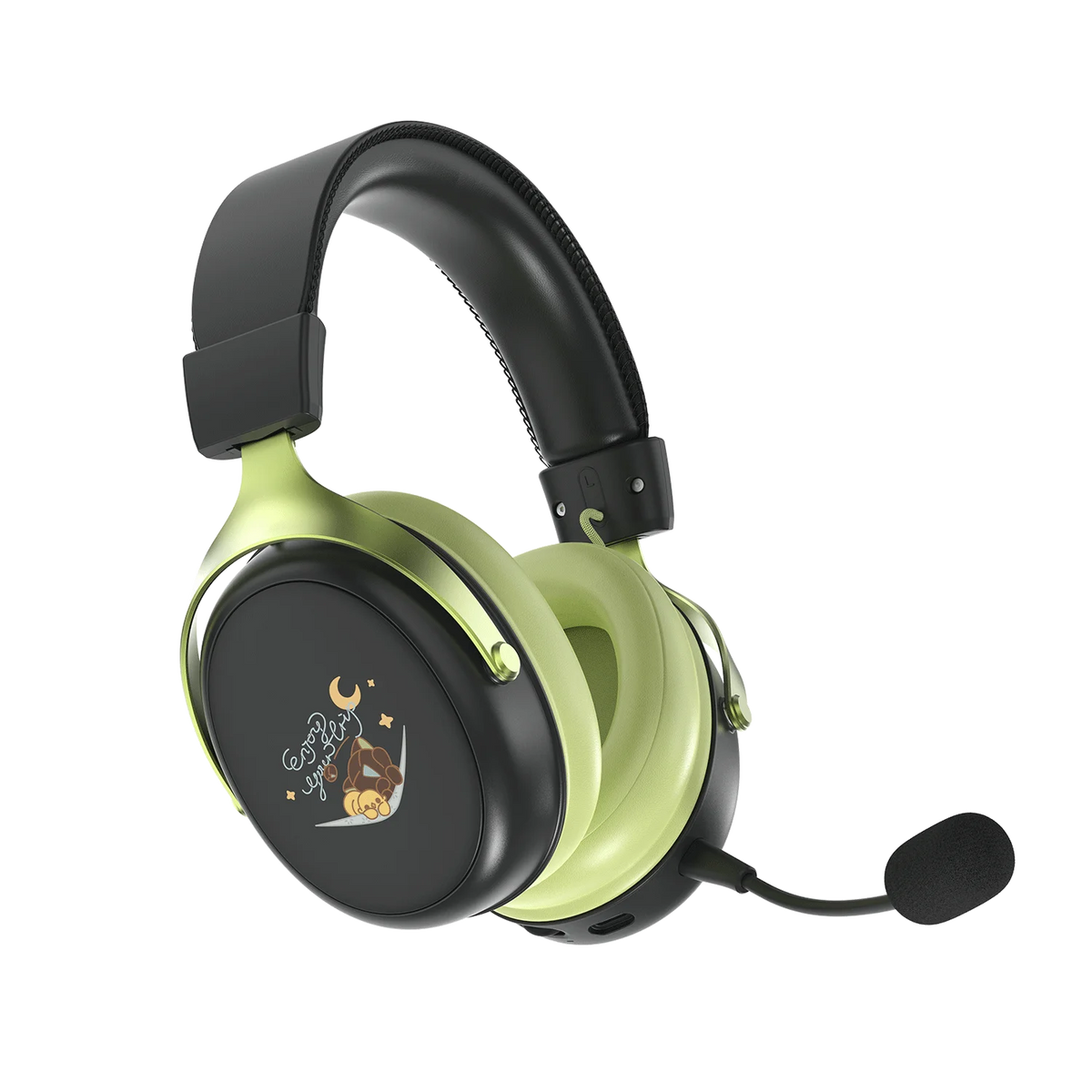 Casque de jeu AKKO Verge S9 E-Sports avec micro, casque de jeu quad-mode, son surround 7.1 canaux, audio FPS optimisé, haut-parleur de 53 mm