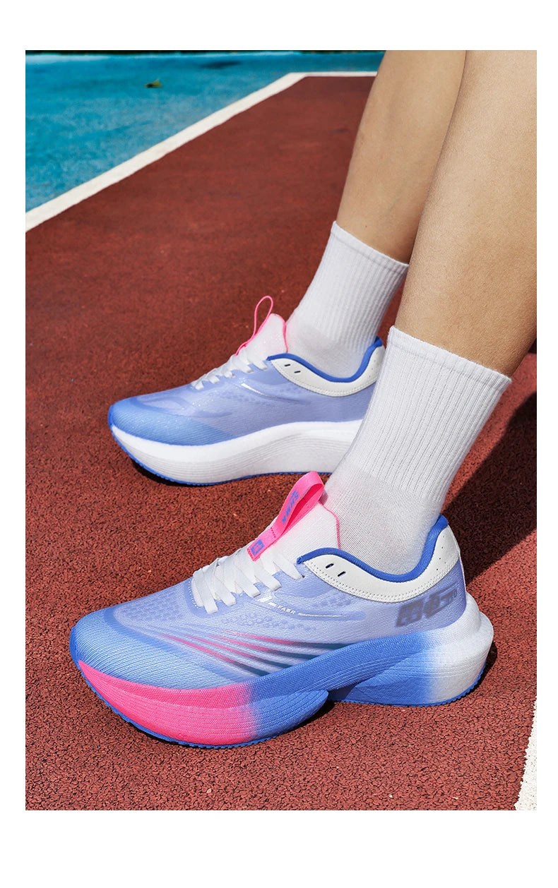 New Running Shoes Carbon Plate Marathon Men Sports Breathable Lightweight Women's Comfortable Athletic Non-slip Sneakers Casual