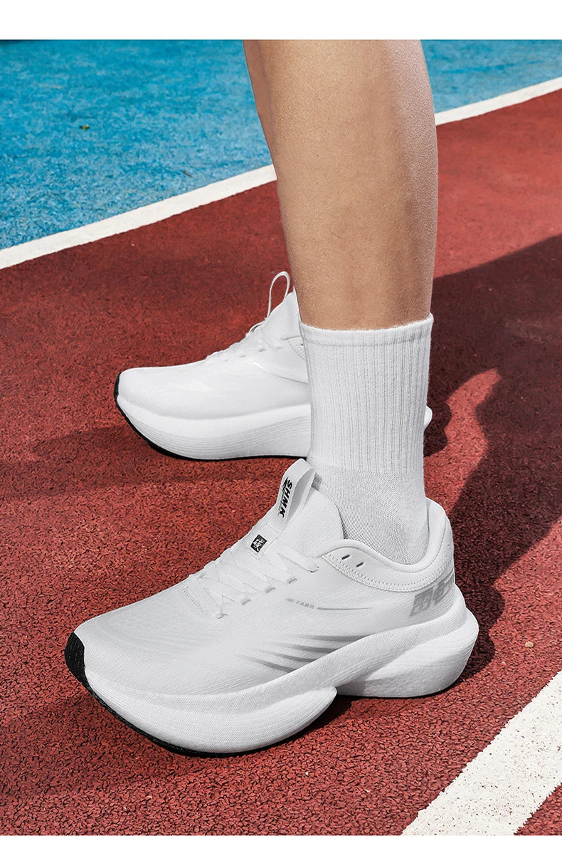 New Running Shoes Carbon Plate Marathon Men Sports Breathable Lightweight Women's Comfortable Athletic Non-slip Sneakers Casual