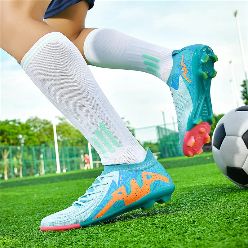 Novas Chuteiras Profissionais de Futebol para Homem, Sapatilhas de Futebol Society para Adulto, Ultraleves, para Treino ao Ar Livre