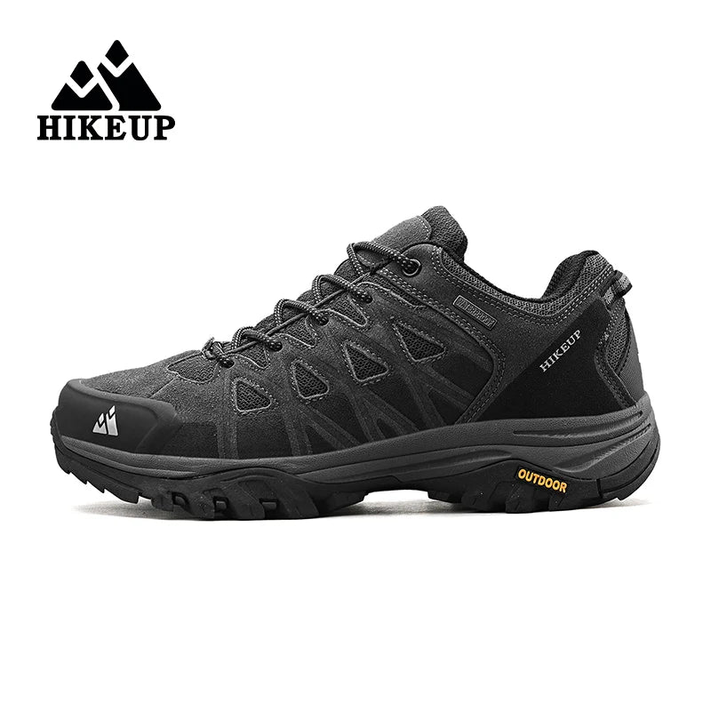 HIKEUP Zapatillas de exterior de moda para hombre, calzado deportivo casual de senderismo, botas de trekking de montaña y camping, antideslizantes y resistentes al desgaste