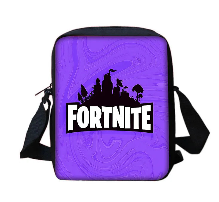 Bolso bandolera estampado Hot Game Boy Girls, diseño infantil F-FortniteS, bolso casual para hombre y mujer, bolso para teléfono y compras