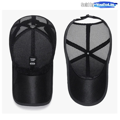 Summer Breathable Mesh Adjustable Baseball Cap Sun Hat Trucker Caps Dad Hats