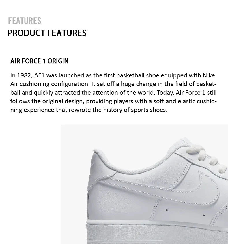 Оригинални мъжки и дамски обувки Nike, нови AIR FORCE 1 скейт обувки, класически модерни AF1 ежедневни обувки DD8959-100