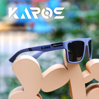 KAROS Fashion Polarized Sunglasses Men Women Luxury Driving Fishing Travel Vintage Square Sun Glasses For Man UV400 Eyewear