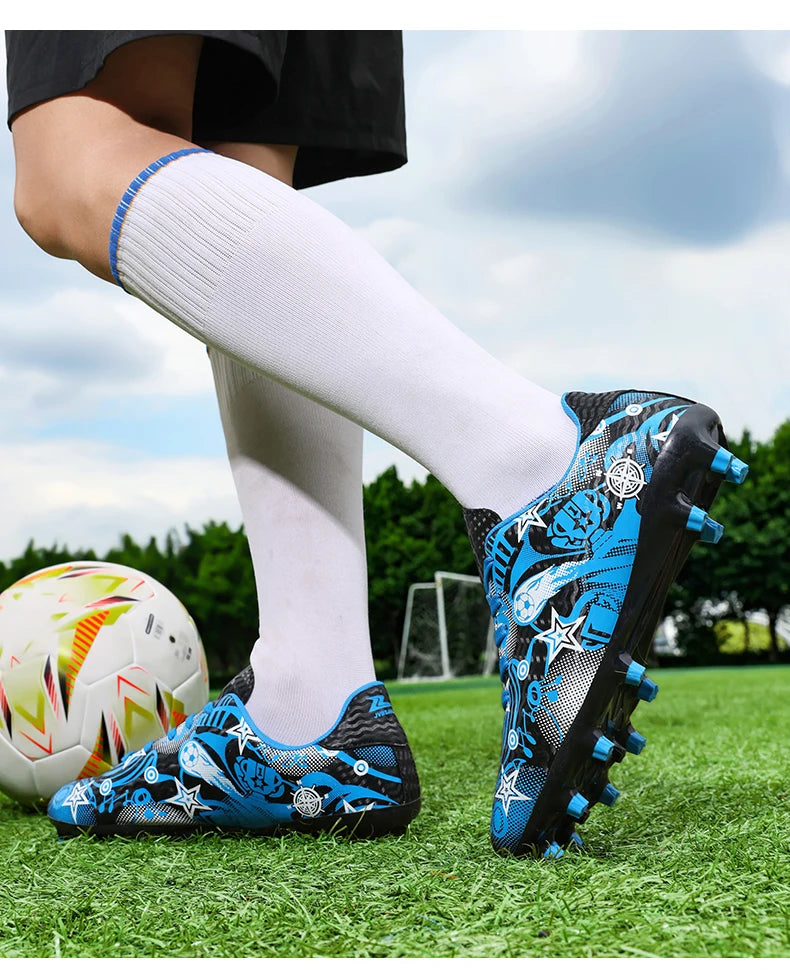 Scarpe da calcio da uomo Scarpe da calcio originali per ragazzi TF/AG Scarpe da calcio professionali da campo al coperto Scarpe da calcio Society Sneaker antiscivolo