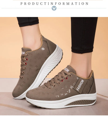 Women’s Sneakers Fashion Women’s Vulcanized Shoes High-Quality Flats Shoes for Women Walking Platform Plus Size Zapatillas Mujer