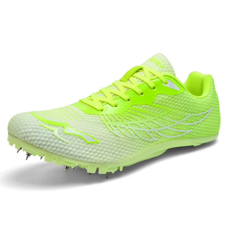 Outdoor Men Woman Track & Field Running Shoes Professional Competition Nail Sneakers Anti-Slip Student Training Shoes