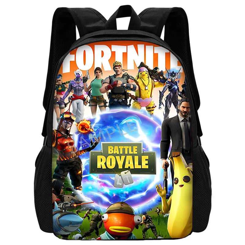 Нова хитова игра FortniteS – детски раници за момчета и момичета, ученически подарък за рожден ден, детски училищни чанти, унисекс къмпинг раница, издръжлива рюкзак раница