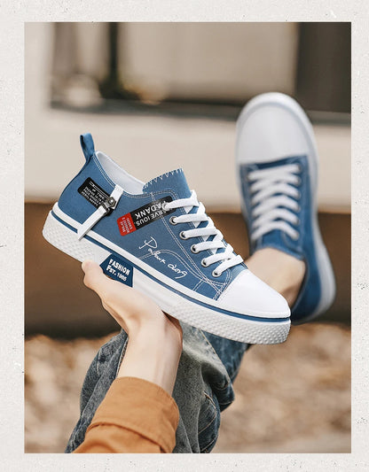Chaussures de ville décontractées en toile pour hommes, grandes tailles, idéales pour l’été, avec semelle souple et antidérapante, parfaites pour la marche en extérieur, chaussures de sport à la mode pour jeunes, ch