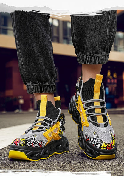 Men's Sneakers Male Casual Men's Shoes Tennis Luxury Shoes Trainer Race Breathable Shoes Fashion Running Shoes for Women