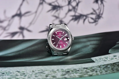Montre PAGANI DESIGN DD40 pour homme – Modèle en or rose, montre-bracelet mécanique de luxe, mouvement automatique, verre saphir avec traitement antireflet, étanche