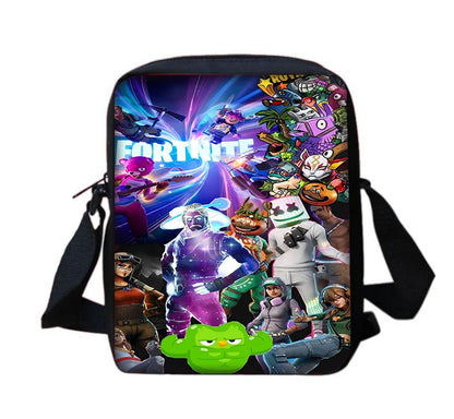 Bolso bandolera estampado Hot Game Boy Girls, diseño infantil F-FortniteS, bolso casual para hombre y mujer, bolso para teléfono y compras