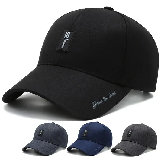 Hat Men's Spring and Autumn Caps, Middle-Aged and Elderly Hats, Four Seasons Casual Sunshade, Men's Baseball Caps