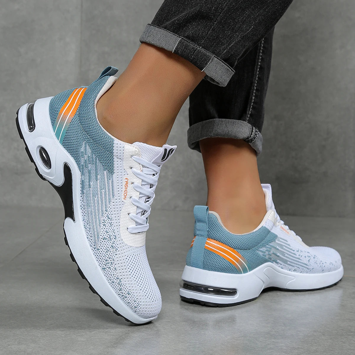 Men's shoes Autumn Men's casual shoes: Fashionable versatile breathable mesh casual sports shoes Affordable Free shipping