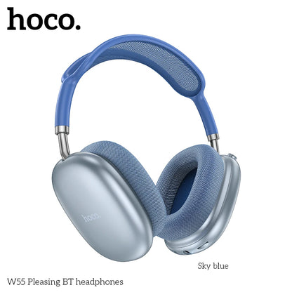 HOCO W55 sur l'oreille Bluetooth écouteur sans fil musique casque micro HiFi Audio casques stéréo son Sport écouteurs 40MM AUX TF