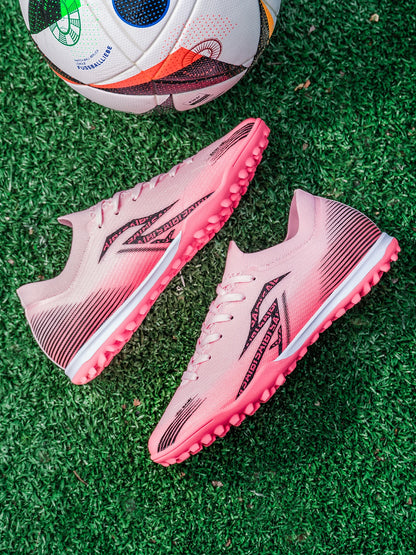Chaussures de football TF pour adultes, semelle en caoutchouc résistante à l'usure pour terrain synthétique, chaussures de football légères en PU pour hommes, pour matchs sur gazon extérieur