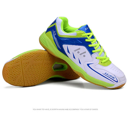 Sapatos de badminton para competição profissional, para homem e mulher, sapatos desportivos unissexo, sapatos de ténis, leves, ténis de mesa