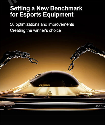 ATK Dragonfly A9 Ultimate bezdrôtová herná myš A9 Air PAW3950 ultraľahká ergonomická e-športová FPS myš pre hráčov CSGO A9 Ultra