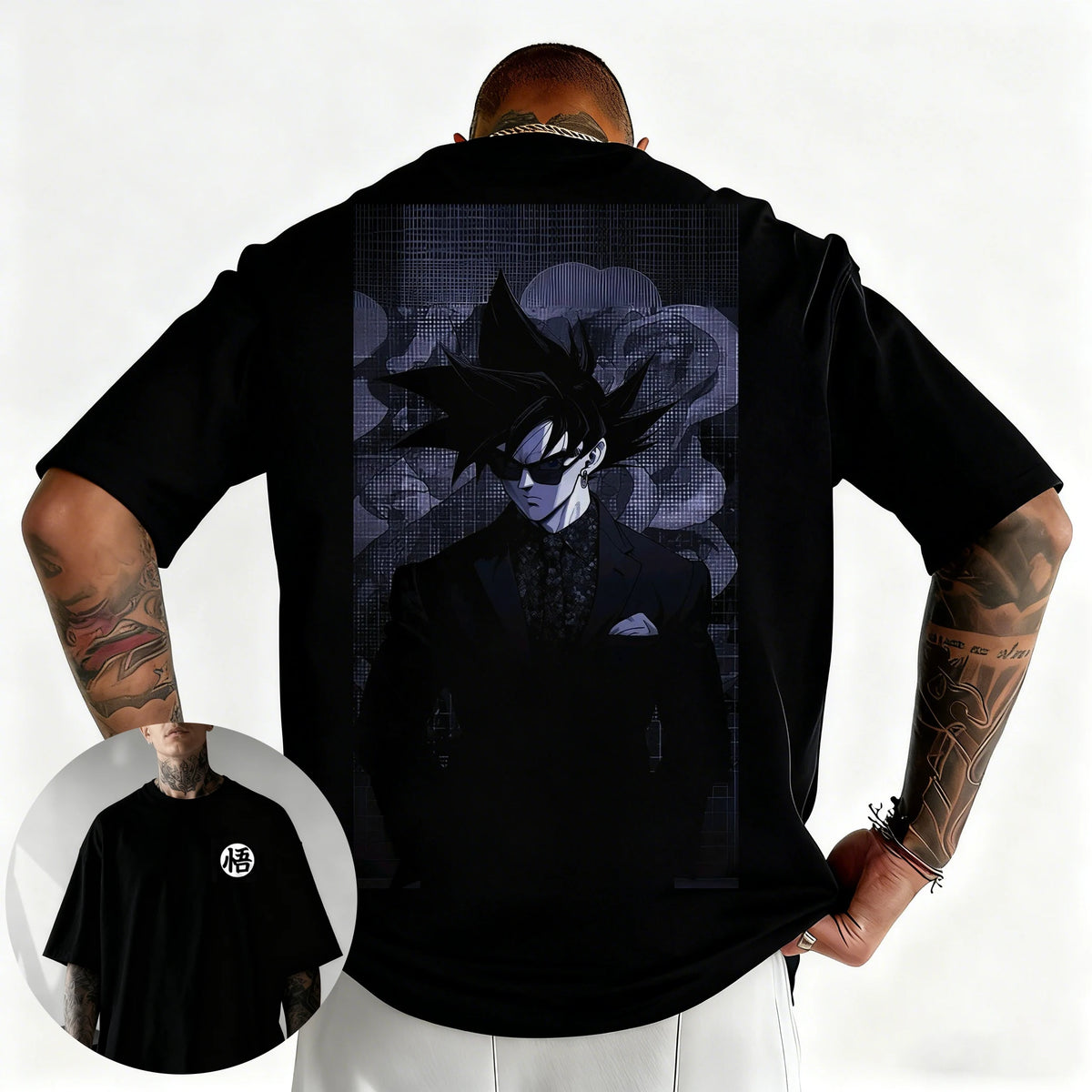 Dragon Ball japán anime-mintás férfi póló, Majin Buu, fiúknak és gyerekeknek, Harajuku, rövid ujjú, Goku póló, nyári ruházat