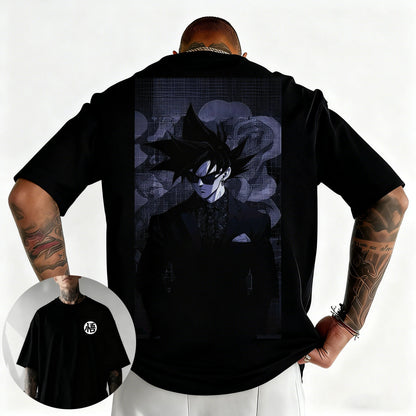 Pánske tričko s potlačou z japonského anime Dragon Ball, Majin Buu, chlapčenské, detské, Harajuku, s krátkym rukávom, detské tričko Goku, letné oblečenie