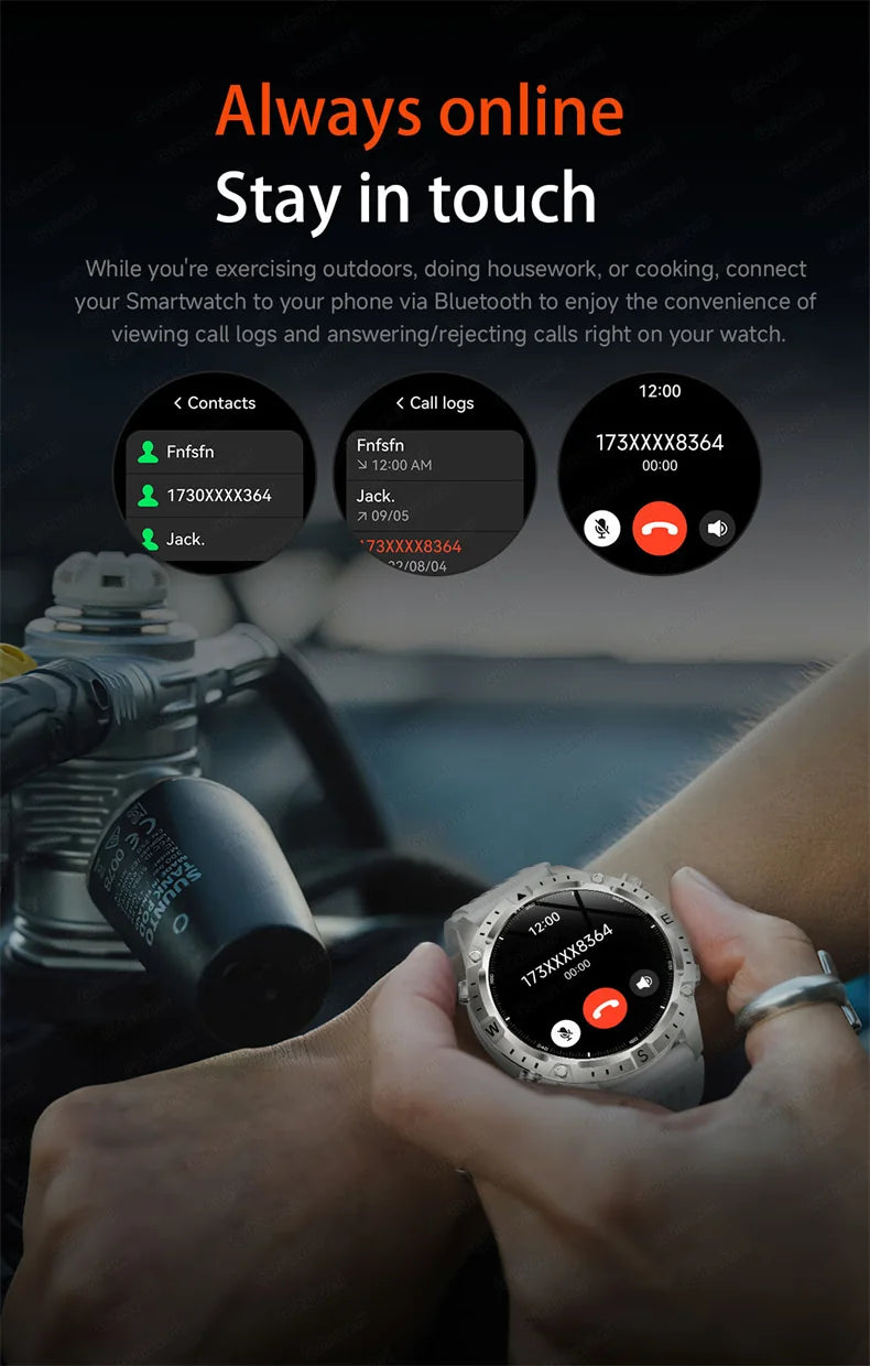 Smart Watch Men GPS Track High End watch Swim Waterproof Watches six axis sensor Sports 2GB Memory GPS Map Compass Smartwatch