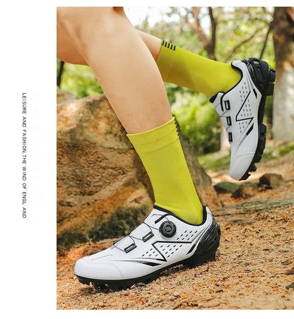 Professional Men's MTB Cycling Shoes White Racing Self-Locking 2024 Speed Road SPD Bicycle Sneakers New Women's Flats Cleats Shoes