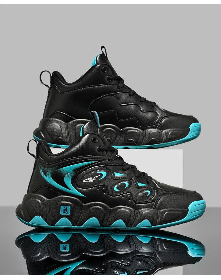 Chaussures de basket-ball pour hommes, respirantes, amortissantes, antidérapantes, résistantes à l'usure, chaussures de course, chaussures de sport pour l'entraînement en salle de sport, baskets athlétiques pour hommes