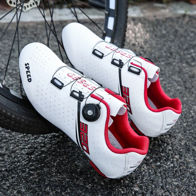 New Cycling Shoes MTB Cycling Men's Sports Shoes Self-Locking Speed Road Cycling Sports Shoes Women's SPD Cleats Cycling Shoes