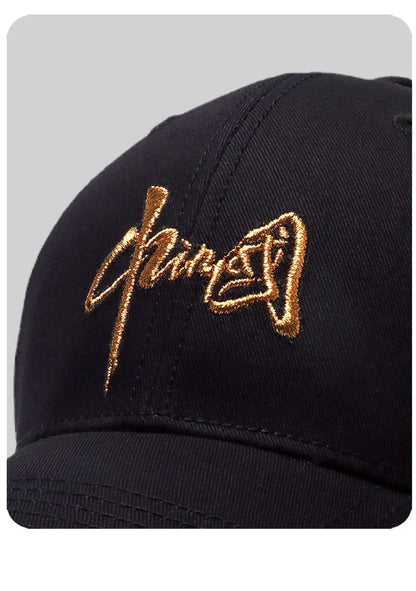 Men's Hat Baseball Cap for Men New Fashion Luxury Brand Embroidery Chinese Style Big Size Cotton Trucker Hat HipHop For 4seasons