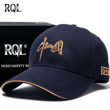 Men's Hat Baseball Cap for Men New Fashion Luxury Brand Embroidery Chinese Style Big Size Cotton Trucker Hat HipHop For 4seasons
